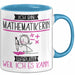 Mathematikerin Tasse Geschenk Ich Bin Mathematikerin Warum Weil Ich Es Kann Geschenkidee Geburtstag Blau Trendation
