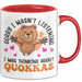 Quokka Tasse Geschenkidee Tier Liebhaberin Becher Rot Trendation