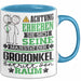 Großonkel Geschenk Tasse Lustiger Spruch Erheben Sie Sich Der Großonkel Betritt den Raum Blau Trendation