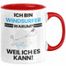 Windsurfer Geschenk Tasse Lustiger Spruch Ich Bin Windsurfer Warum Weil Ich Es Kann Geschenkidee Bester Windsurfer Geburtstag Kaffee-Becher Rot Trendation