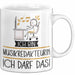 Geschenk für Musikredakteurin Tasse Lustige Geschenkidee Geburtstag Ich Bin Musikredakteurin Ich Darf Das Weiß Trendation