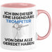 Trompeter Geschenk Tasse Lustige Geschenkidee Geburtstag für Trompeter Ich Bin Dieser Legendäre Trompeter Von Dem Alle Geredet Haben Kaffee-Becher Rosa Trendation