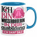 Wasserbauerin Ausbildung Start Geschenk Tasse Ich Bin Wasserbauerin In Der Ausbildung Ich Darf Das Kaffee-Becher Geschenkidee Blau Trendation