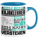 Kajaklehrer Geschenk Kaffee-Tasse Geschenkidee für Kajaklehrer Ich Bin Kajaklehrer Ich Kann Es Dir Erklären Jedoch Nicht Für Dich Verstehen Spruch Lustig Blau Trendation