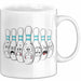Bowling Tasse Geschenk Bowling-Spieler Geschenkidee Weiß Trendation