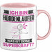 Hürdenläufer Tasse Geschenk für Hürdenläufer Geburtstag Lustiger Spruch Kaffee-Becher Was Ist Deine Superkraft Rosa Trendation