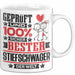 Stiefschwager Geschenk Lustiger Spruch für Stiefschwager Geschenkidee Bester Stiefschwager Der Welt Weiß Trendation