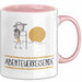 Geschenk für Abenteuerreisende Tasse Lustige Geschenkidee Geburtstag Ich Bin Abenteuerreisende Ich Darf Das Rosa Trendation