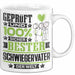 Schwiegervater Geschenk Lustiger Spruch für Schwiegervater Geschenkidee Bester Schwiegervater Der Welt Weiß Trendation
