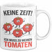 Gartenarbeit Gärtner Tomate Tasse Geschenk Lustige Geschenkidee Spruch Ich Muss Zu Meinen Tomaten Weiß Trendation