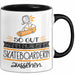 Skateboarderin Geschenk Tasse So Gut Kann Nur Eine Skateboarderin Aussehen Geschenkidee Geburtstag Weihnachten Lustig Trendation