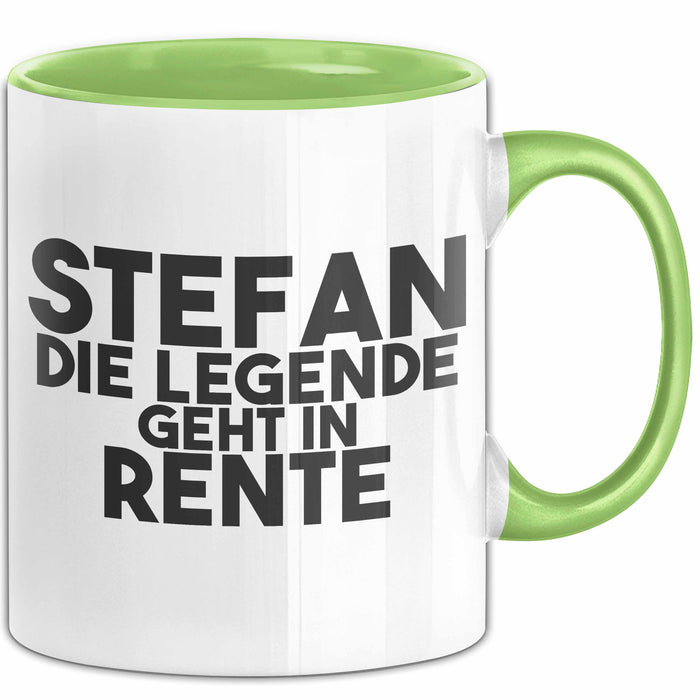 Stefan Tasse Stefan – Die Legende Geht In Rente Geschenk