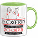Boxerin Weil Es Keinen Schöneren Beruf Gibt Tasse Geschenk für Eine Boxerin Lustig Grün Trendation