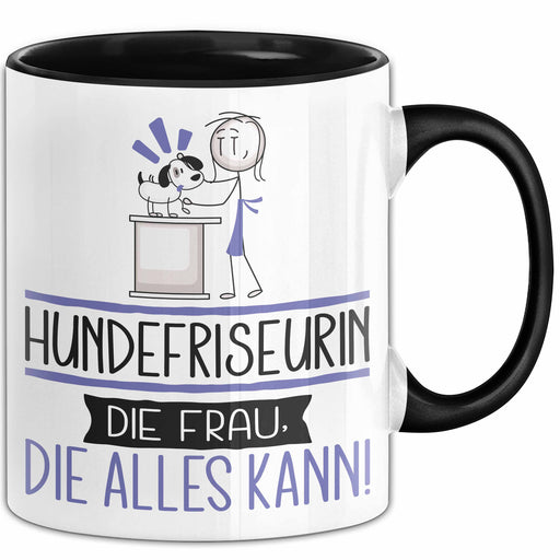 Hundefriseurin Geschenk Tasse Becher Die Frau Die Allen Kann Geschenkidee für eine Hundefriseurin Lustig Trendation