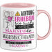 Musikbibliothekarin Tasse Geschenk Lustiger Spruch Bitte Erheben Sie Sich Seine Majestät Die Musikbibliothekarin Betritt Den Raum Rosa Trendation