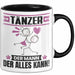 Tänzer Tasse Geschenk für Tänzer Der Mann Der Alles Kann Geschenkidee zum Geburtstag Schwarz Trendation