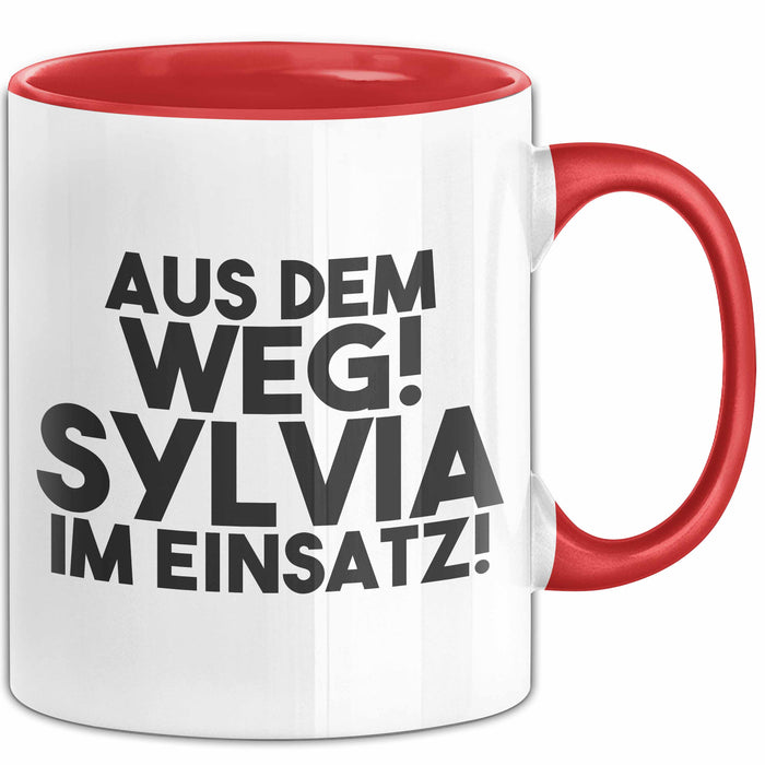 Sylvia Tasse Aus Dem Weg! Sylvia Im Einsatz! Geschenk