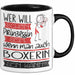 Boxerin Tasse Geschenk Spruch Wer Will Schon Prinzessin Sein Wenn Man Auch Boxerin Sein Kann Trendation