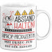 Hiphop-Produzentin Tasse Geschenk Lustig Abstand Halten Hochleistungs-Hiphop-Produzentin Mit Drang Zur Perfektion Bei Der Arbeit Weiß Trendation