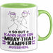 Muay-Thai-Kämpfer Geschenk Tasse So Gut Kann Nur Ein Muay-Thai-Kämpfer Aussehen Geschenkidee Kaffee-Becher Grün Trendation