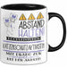 Katzenschutzaktivistin Tasse Geschenk Lustig Abstand Halten Hochleistungs-Katzenschutzaktivistin Mit Drang Zur Perfektion Bei Der Arbeit Trendation