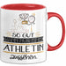 Athletin Geschenk Tasse So Gut Kann Nur Eine Athletin Aussehen Geschenkidee Geburtstag Weihnachten Lustig Rot Trendation