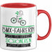 BMX-Fahrerin Weil Es Keinen Schöneren Beruf Gibt Tasse Geschenk für Eine BMX-Fahrerin Lustig Rot Trendation