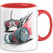 RC Car Fahrer Tasse Geschenkidee Fernsteuerungsauto Fan Geschenkidee Lustig Rot Trendation