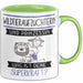 Wildtieraufzüchterin Und Prinzessin Tasse Geschenk Für Eine Wildtieraufzüchterin Geburtstag Was Ist Deine Superkraft Grün Trendation
