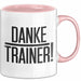 Fußballtrainer Fußballteam Tasse Geschenk Lustige Geschenkidee Spruch Danke Trainer Rosa Trendation