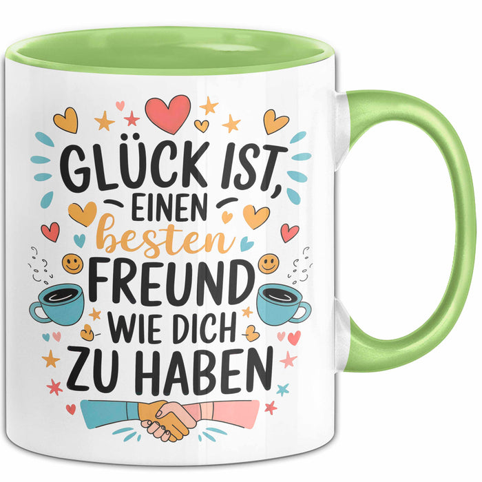 Beste Freundin Tasse Geschenkidee Eine Beste Freundin Grün Trendation