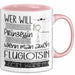 Fluglotsin Tasse Geschenk Spruch Wer Will Schon Prinzessin Sein Wenn Man Auch Fluglotsin Sein Kann Rosa Trendation