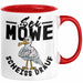 Sei Möwe Sch** Drauf Tasse Geschenk Norddeutschland Sylt Norderney Urlaub Spruch Geschenkidee Kaffee-Becher Rot Trendation