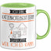 Katzenhotelbesitzerin Tasse Geschenk Ich Bin Katzenhotelbesitzerin Warum Weil Ich Es Kann Geschenkidee Geburtstag Grün Trendation
