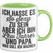 Lkw Fahrer Trucker Tasse Geschenk Lustige Geschenkidee Spruch Ich Hasse Es So Sexy Zu Sein Aber Ich Bin Lkw Fahrer Und Papa Grün Trendation