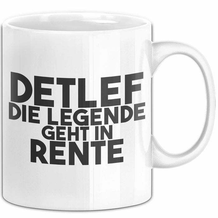 Detlef Tasse Detlef – Die Legende Geht In Rente Geschenk