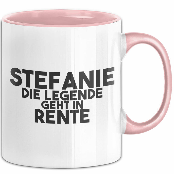 Stefanie Tasse Stefanie – Die Legende Geht In Rente Geschenk