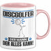 Discgolfer Tasse Geschenk für Discgolfer Der Mann Der Alles Kann Geschenkidee zum Geburtstag Rosa Trendation