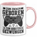 Zocker Gamer Tasse Geschenk Zum Zucken Geboren Zum Arbeiten Gezwungen Geschenkidee Rosa Trendation