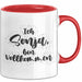 Sonja Tasse Ich Sonja, Bin Vollkommen Geschenk Rot Trendation