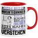 Musiktechniker Geschenk Tasse Lustige Geschenkdiee für einen Musiktechniker Geburtstag Ich Bin Musiktechniker Ich Kann Es Dir Erklären Aber Nicht Für Dich Verstehen Rot Trendation