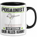 Posaunist Tasse Geschenk für Posaunist Der Mann Der Alles Kann Geschenkidee zum Geburtstag Schwarz Trendation