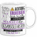 Gesangslehrerin Tasse Geschenk Lustiger Spruch Bitte Erheben Sie Sich Seine Majestät Die Gesangslehrerin Betritt Den Raum Weiß Trendation