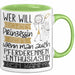 Pferderennen-Enthusiastin Tasse Geschenk Spruch Wer Will Schon Prinzessin Sein Wenn Man Auch Pferderennen-Enthusiastin Sein Kann Grün Trendation