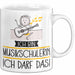 Geschenk für Musikschülerin Tasse Lustige Geschenkidee Geburtstag Ich Bin Musikschülerin Ich Darf Das Weiß Trendation