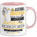 Rucksacktouristin Tasse Geschenk Lustiger Spruch Bitte Erheben Sie Sich Seine Majestät Die Rucksacktouristin Betritt Den Raum Rosa Trendation