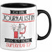 Journalistin Geschenk Tasse Ich Bin Journalistin Was Ist Deine Superkraft Geschenkidee Lustig Geburtstag Weihnachten Trendation