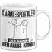 Karatesportler Tasse Geschenk für Karatesportler Der Mann Der Alles Kann Geschenkidee zum Geburtstag Weiß Trendation