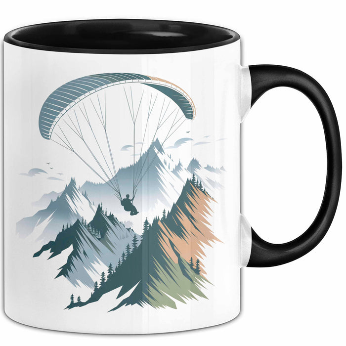 Paraglider Tasse Geschenkidee Himmelsentdecker Lustiger Geschenkidee Lustig Trendation