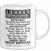 Unterricht Lehrer Wertschätzung Tasse Geschenk Lustige Geschenkidee Spruch Lehrer Spickzettel Weiß Trendation